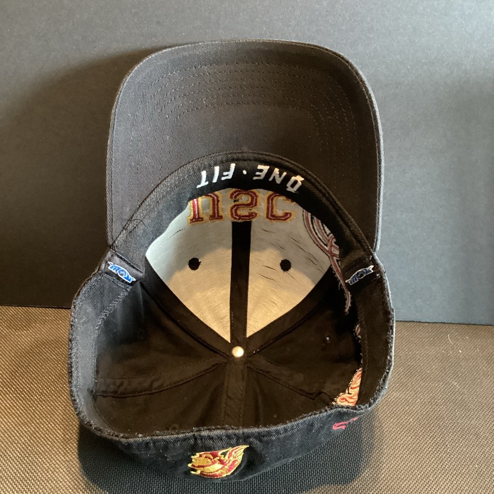 USC Trojans script spellout heavy embroidery one fit hat by Top of the World - Picture 9 of 13